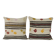 Set of 2 vintage kilim cushion covers 61x61 cm
