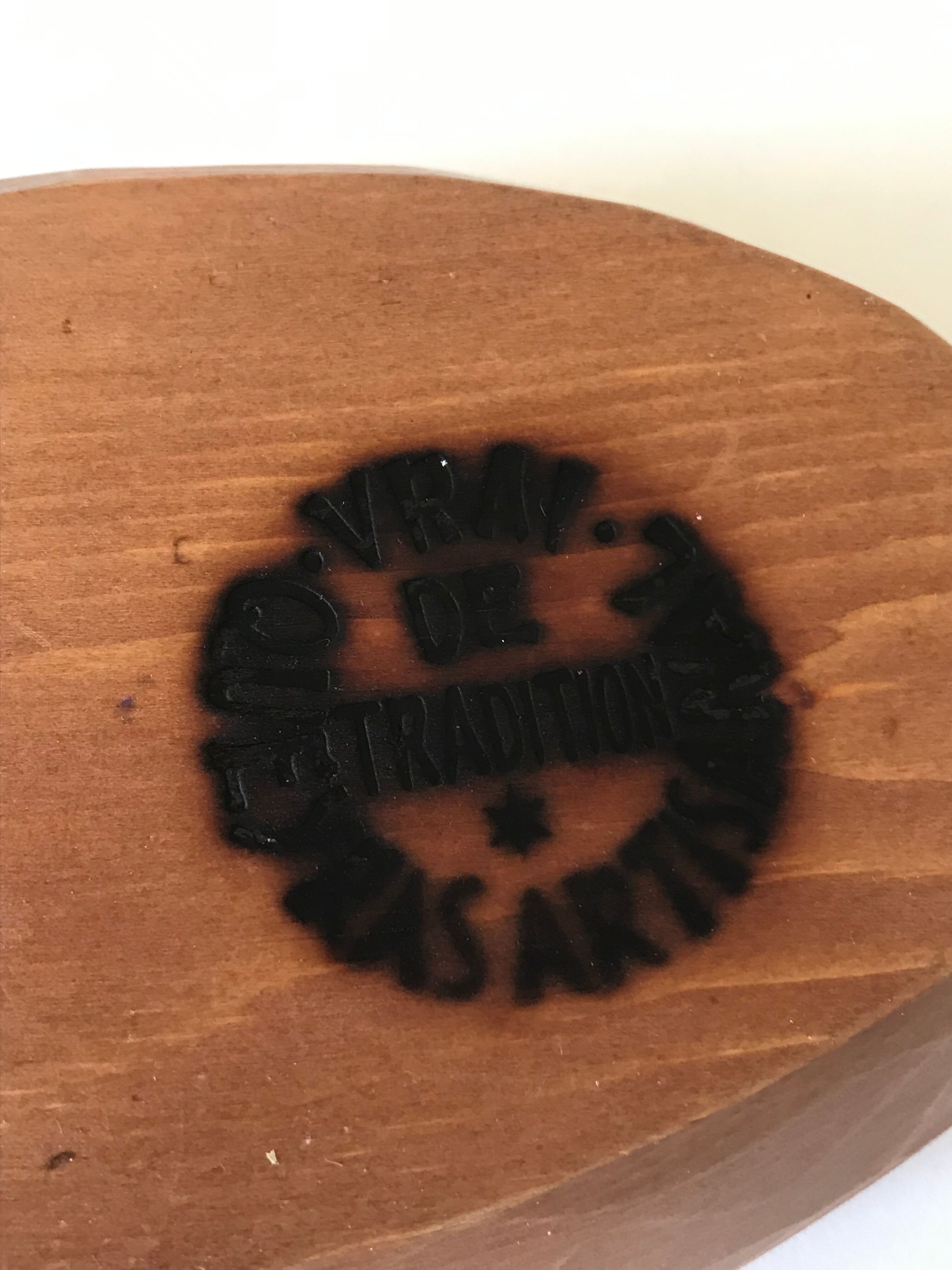 Cup cut with vintage gouge years 70