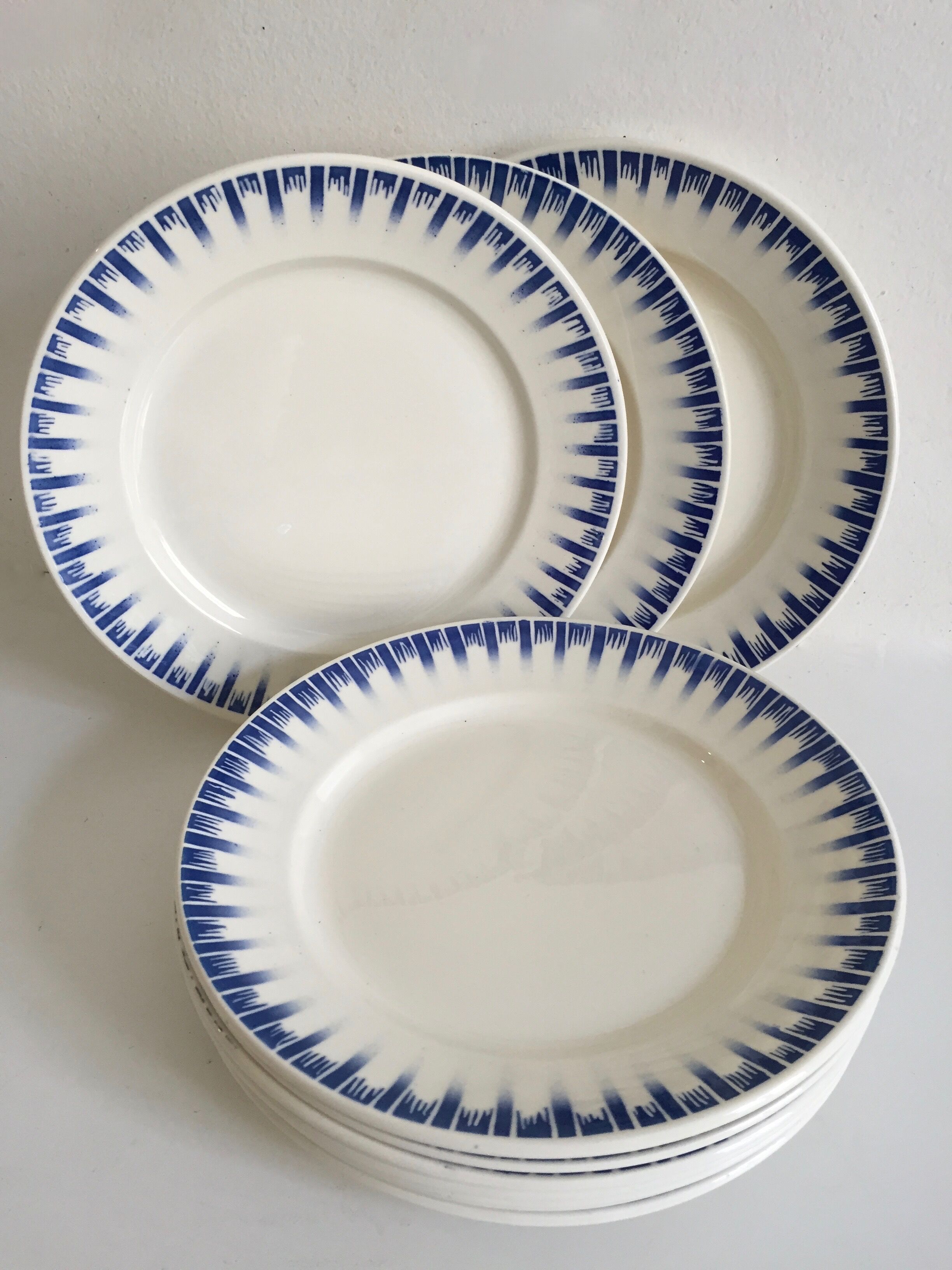 Ensemble de 10 assiettes "Carthage" - Badonviller