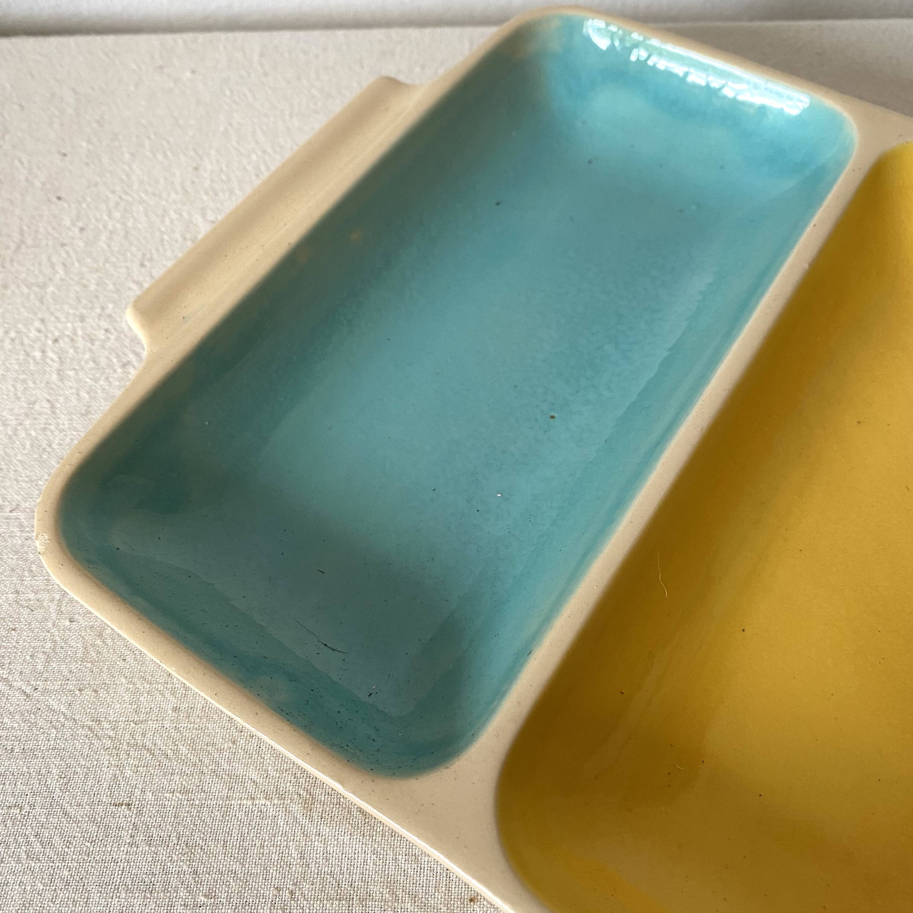 Serving dish for raw vegetables or aperitif, 50s-60s