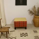 Kenzo square fabric pouf, Lelievre edition. Ref Patou