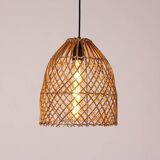 Rattan ceiling light
