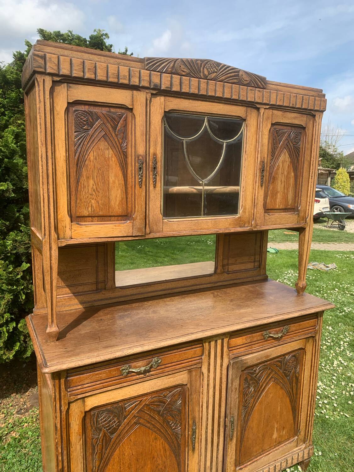 Art Deco Oak Sideboard