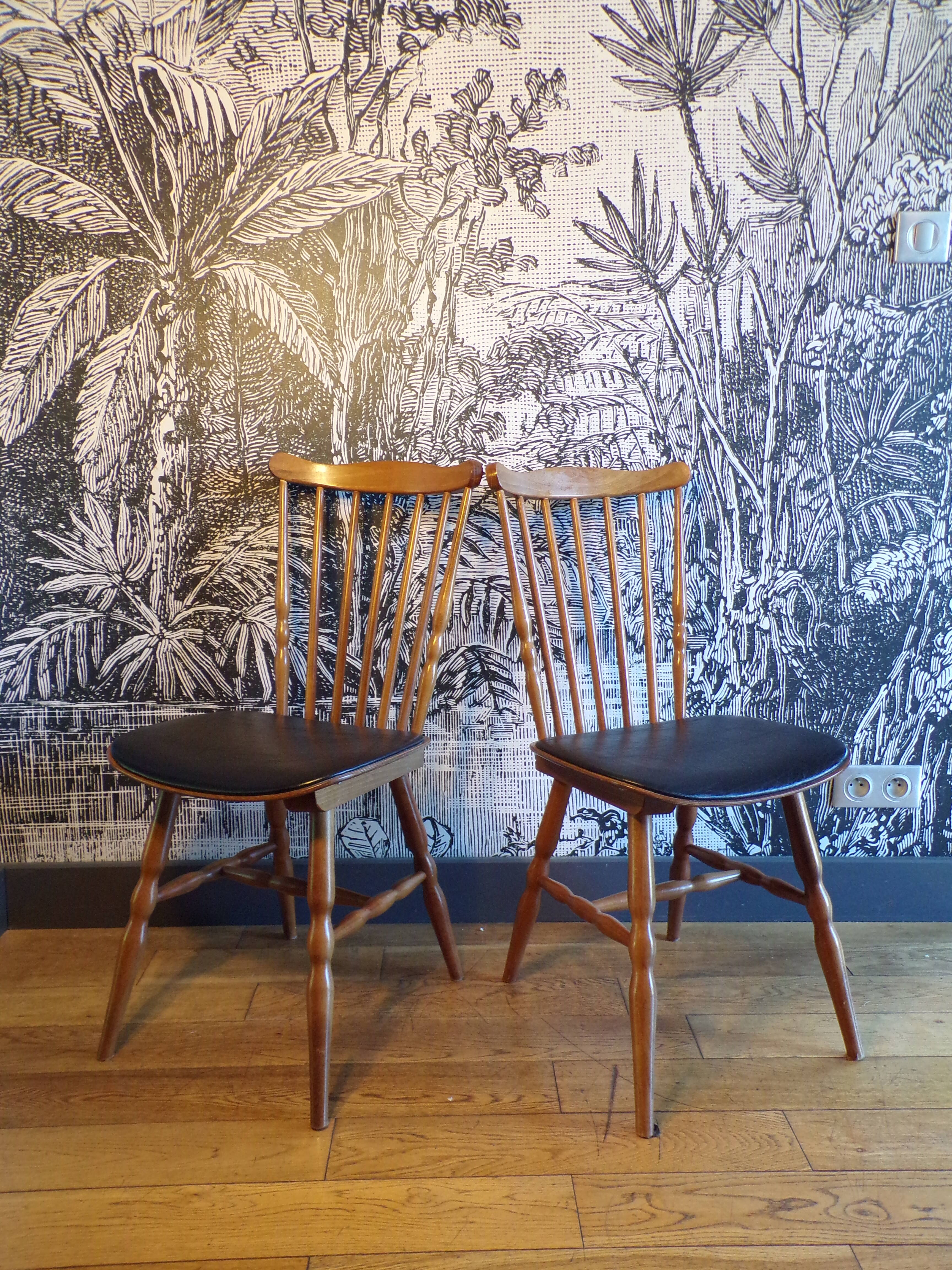 Paire de chaises Baumann Tacoma Boston