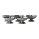 Set of 5 vintage silver-plated ice cream cups