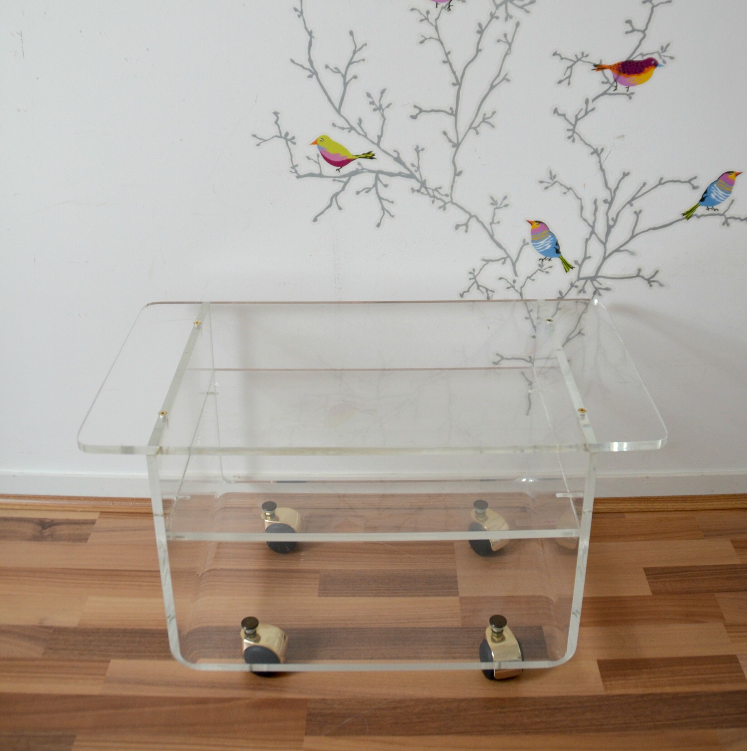 The swamp invisible Plexiglas side table