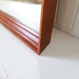 Mid-century modern walnut mirror, Sweden, 1960s