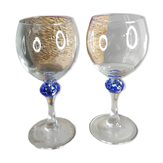 Vintage blown glass glasses
