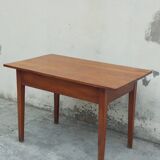 Farmhouse table desk in Solid Walnut -1m17