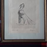 Old animal painting by Paul Jouve