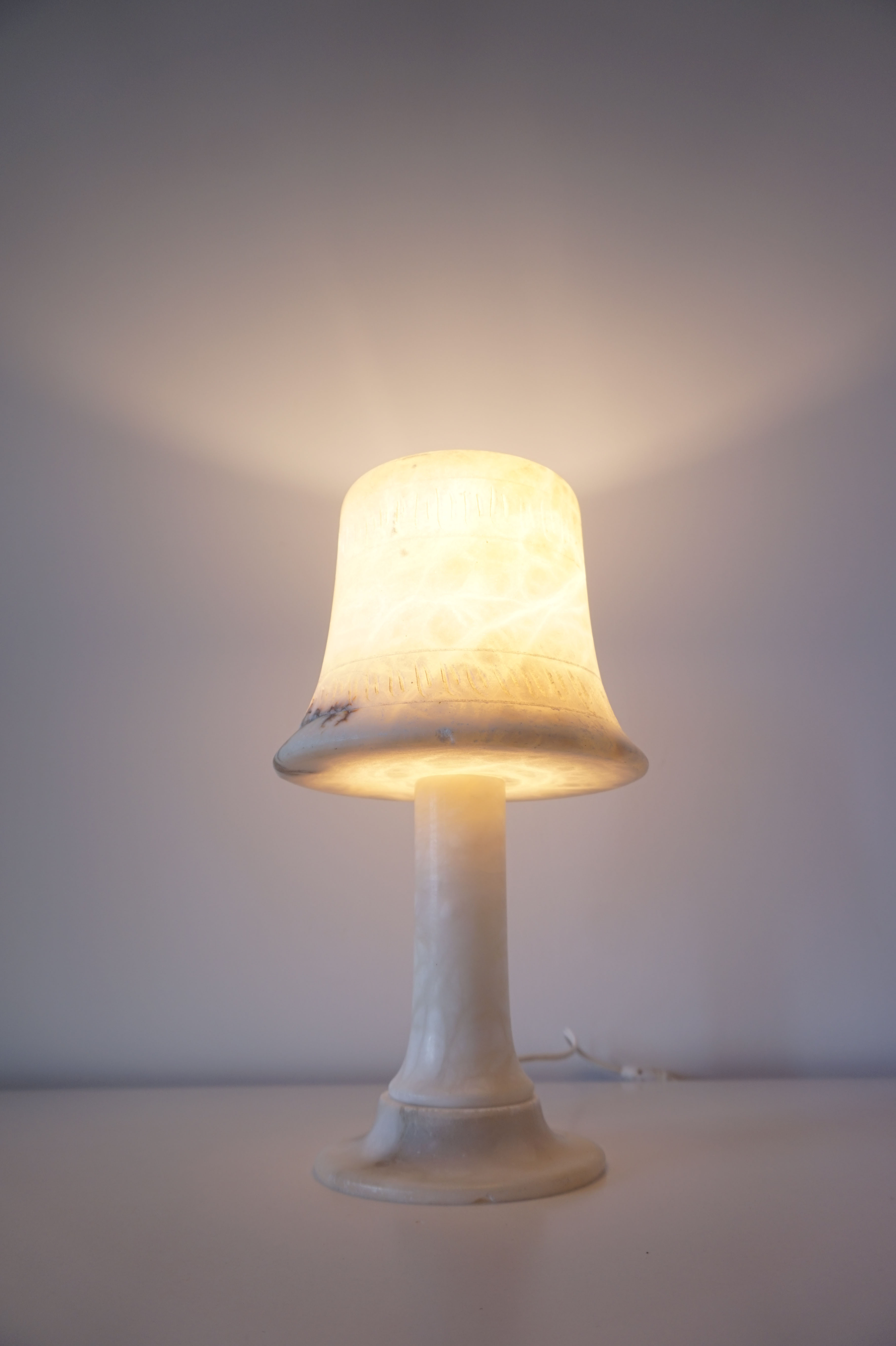 Vintage alabaster lamp