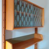 Self-supporting shelf cabinet ergo, vintage scandinavian 1960s