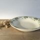Hollow round dish iron earth Sarreguemines Palmyra