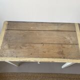 Small old wooden table