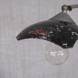 Mid-century mercury glass reflector table lamp