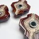 Set of 3 ceramic wall lamps by PAN Keramik, 1960s