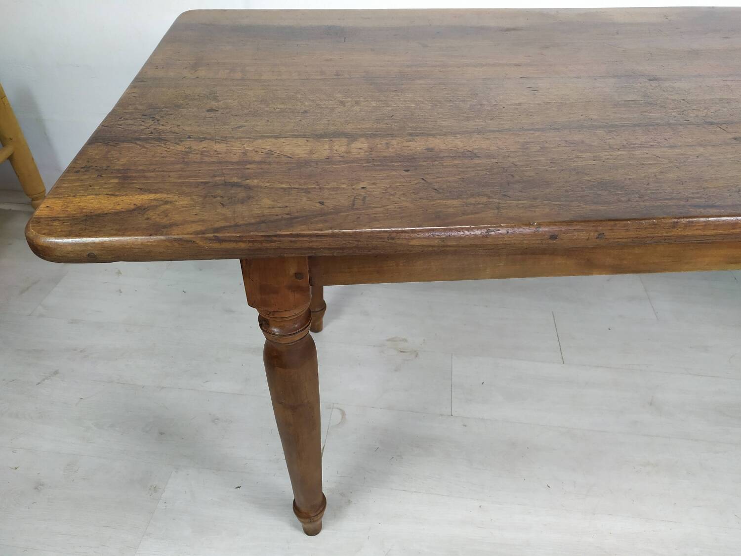 Walnut farmhouse table