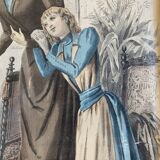 Gravure de mode 1890 « le moniteur de la mode »