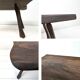 Mid Century Table d'appoint Tabouret de fleur Banc de fleur Tabouret Table basse en bois massif Brut