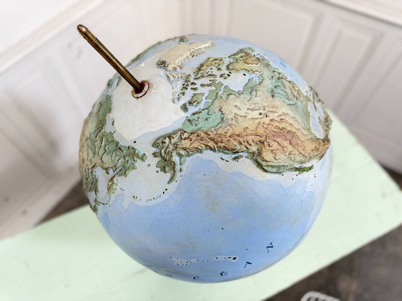 World globe 1950