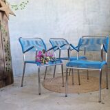Vintage scoubidou armchairs