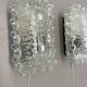 Set of Two "BUBBLE" Tynell Style Glass Wall Light Sconces, Germany, 1970s