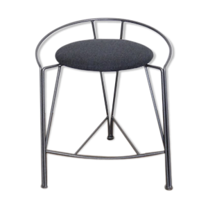 Tabouret lune d'argent