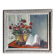 Tableau ancien à l'huile sur panneau bois représentant une nature morte