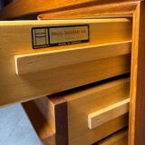 Mid-century modern teak desk by Torbjørn Afdal for Bruksbo, 1960s