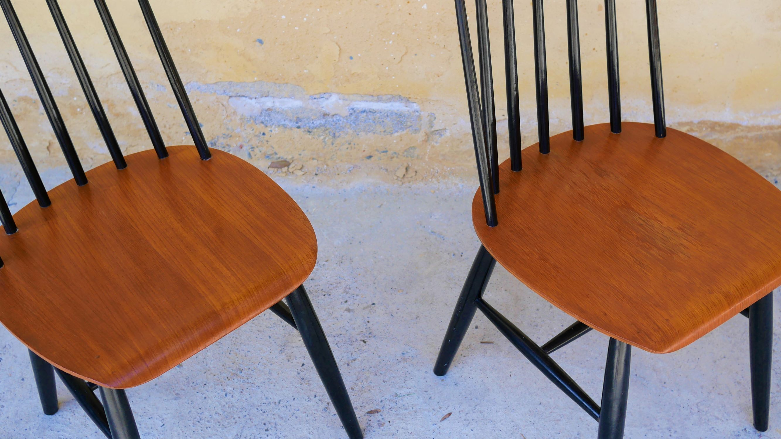 Chaise scandinave par I.Tapiovaara modèle « Fanett »