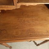 Small office early century has pyrograved décor