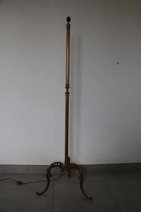 Brass floor lamp circa 1950