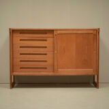 Sideboard danoise en chêne, 1970s