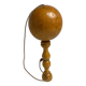 Old bilboquet toy in varnished wood 20th century