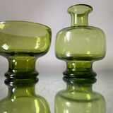 Pair of 1960’s danish glass by Per Lutken