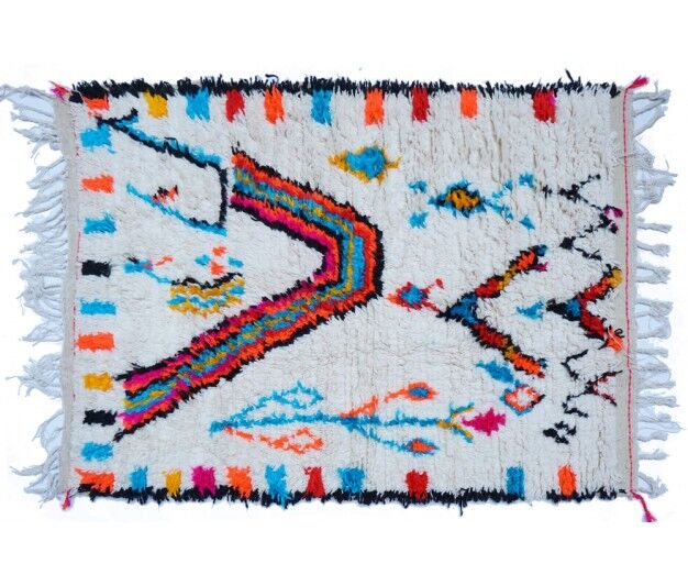 Tapis berbère coloré 192x130cm