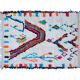 Tapis berbère coloré 192x130cm