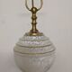 Vintage glass pendant lamp from Clichy