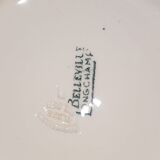 Lot of 10 plates in Terre de Fer Longchamp model Belleville