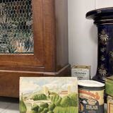 Watercolor seaside landscape recto/verso