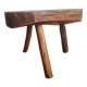 Vintage tripod stool low