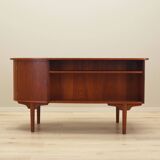Teak desk, Danish design, 1970s, designer: H.P. Hansen, manufacturer: Rande