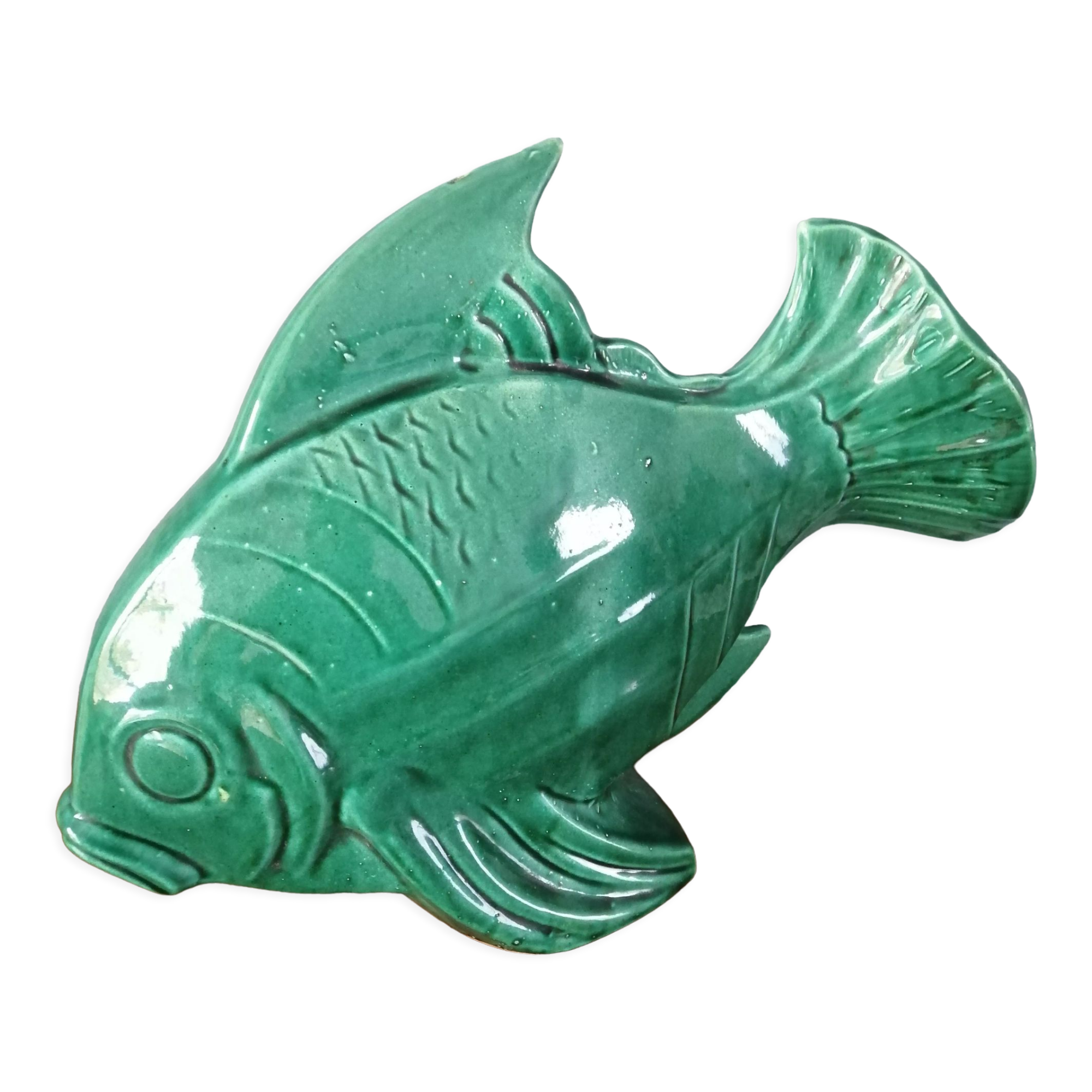 Ceramic fish signed Lejan - Art Deco