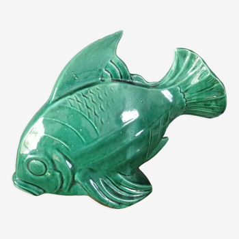 Large ceramic fish signed Lejan - Art Deco