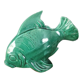 Large ceramic fish signed Lejan - Art Deco