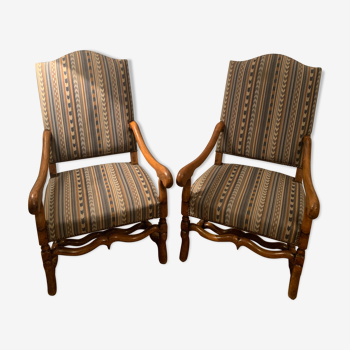 19th regency chairs in walnut