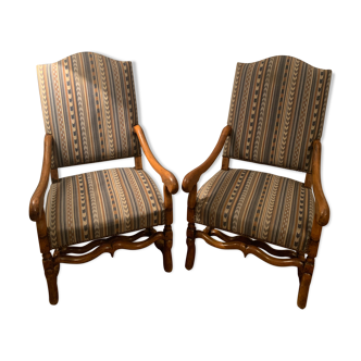 19th regency chairs in walnut