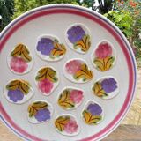 Oyster dish with flower decoration from Ninon de MBFA - Pornic