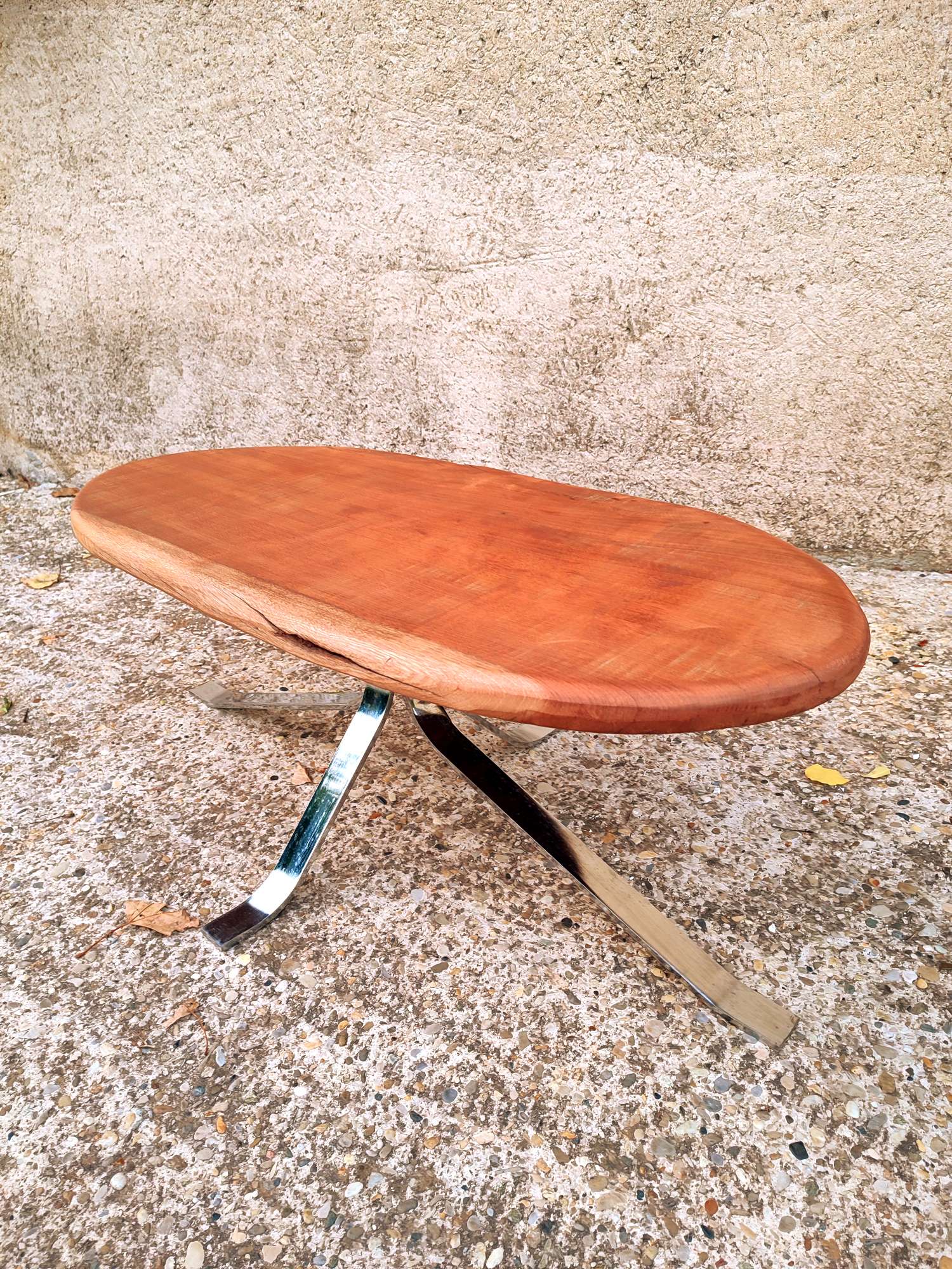 Coffee table top in green ebéne wood