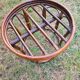 Bamboo and wicker stool: 80's